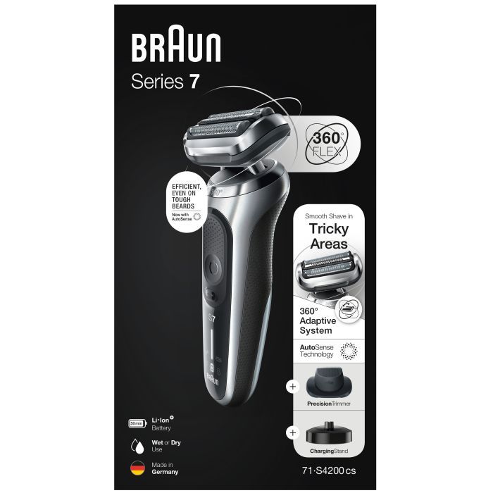 Электробритва Braun Series 7 71-S4200cs SILVER / BLACK изображение 7