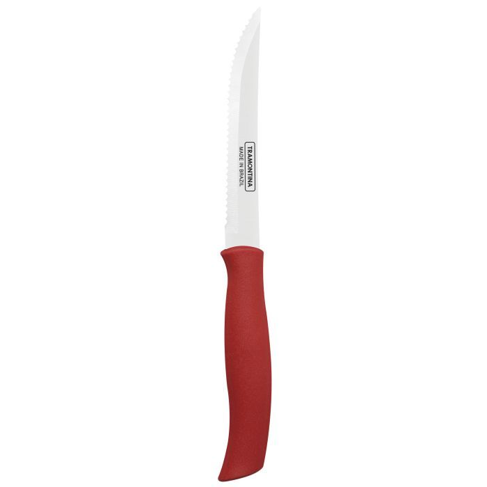 Кухонний ніж Tramontina Soft Plus Red Steak 127 мм (23661/175)