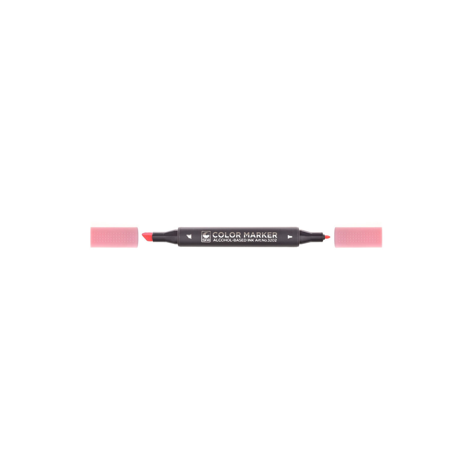 Художественный маркер STA двусторонний для эскизов, бледно-розовый (STA3202-9)