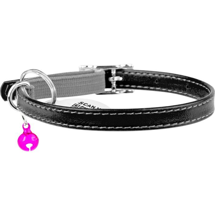 Ошейник для животных WAUDOG Glamour с QR паспортом Д 17-20 см красный (32753) изображение 2