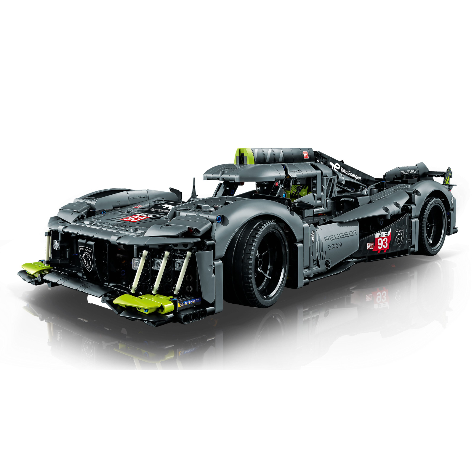 Конструктор LEGO Technic Peugeot 9X8 24H Le Mans Hybrid Hypercar 1775 деталей (42156) зображення 3
