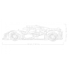 Конструктор LEGO Technic Peugeot 9X8 24H Le Mans Hybrid Hypercar 1775 деталей (42156) изображение 7