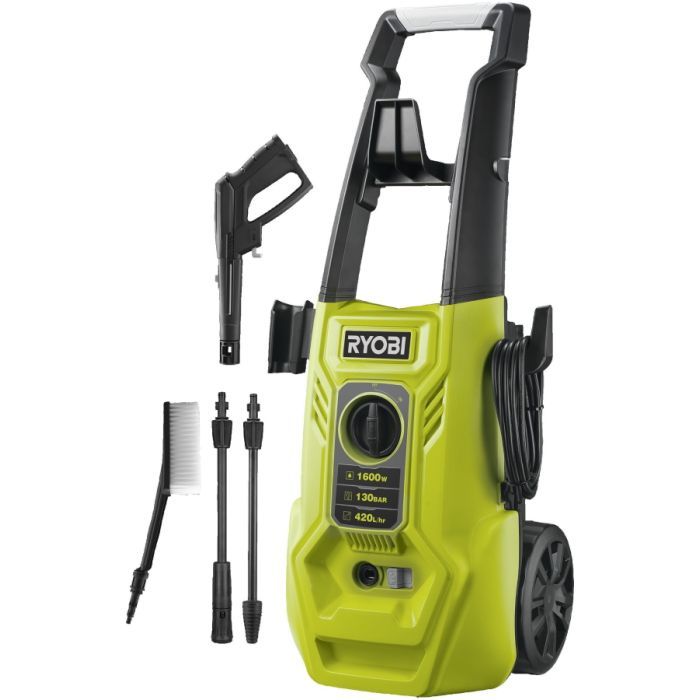 Мойка высокого давления Ryobi RY130PWA, 1600Вт, 130Бар, 420 л/час (5133005421)