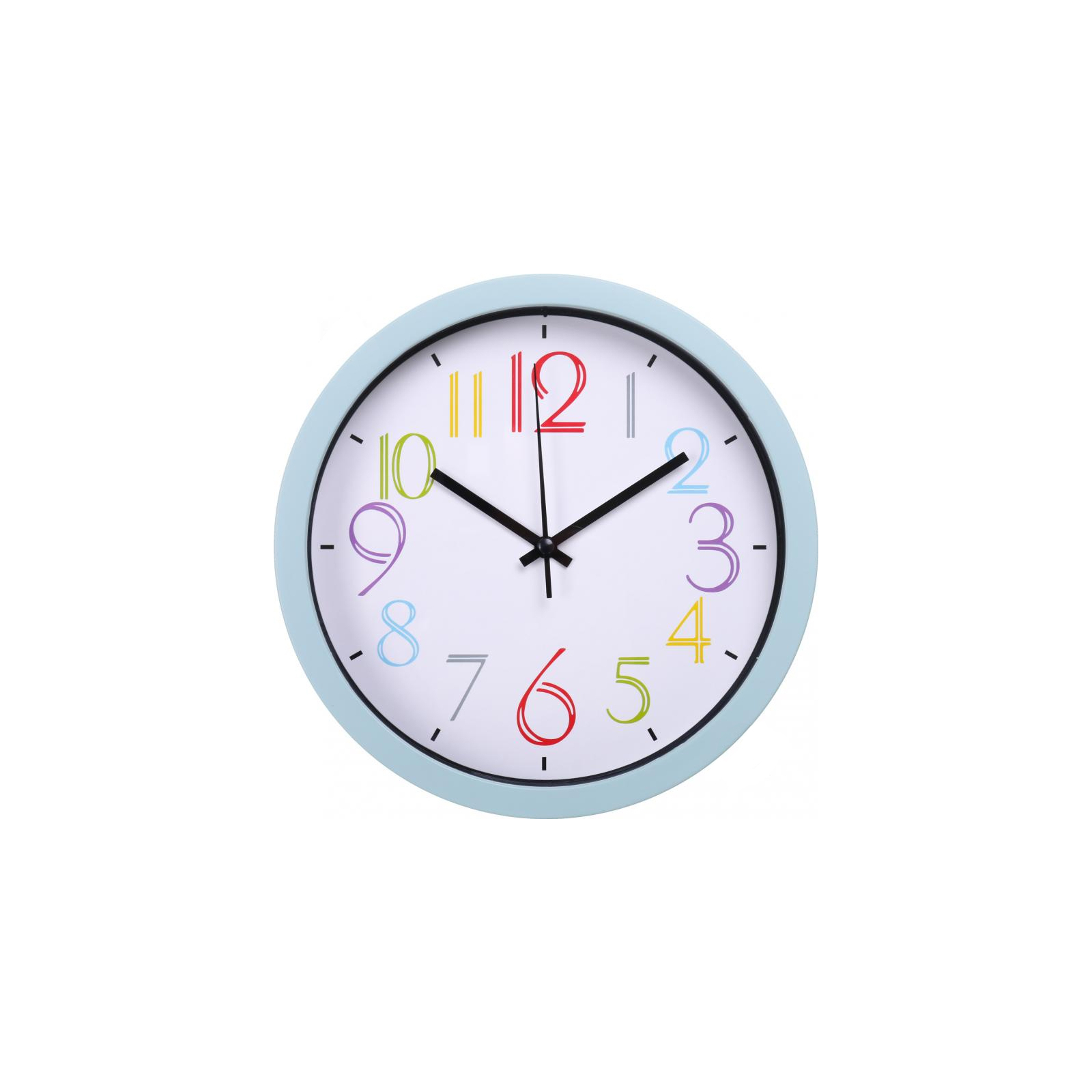 Настенные часы Optima Rainbow пластиковый, белый (O52095)