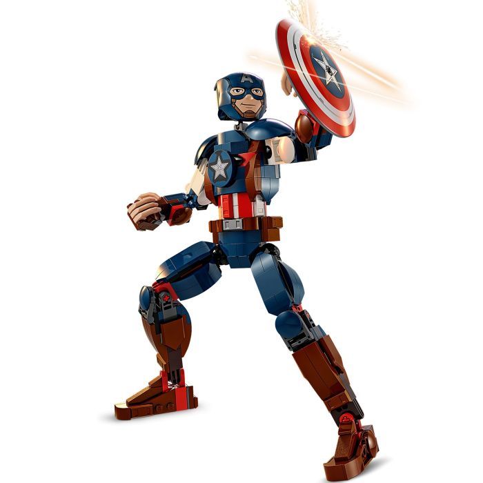 Конструктор LEGO Marvel Фигурка Капитана Америка для сборки 310 деталей (76258) изображение 3