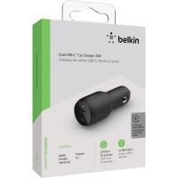 Зарядное устройство Belkin 36W 2хUSB-C PD black (CCB002BTBK) изображение 6