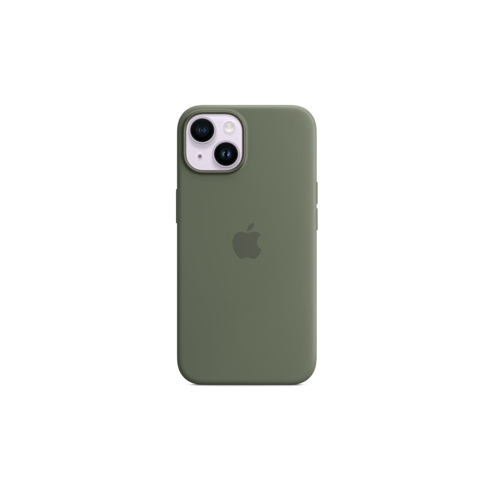 Чохол до мобільного телефона Apple iPhone 14 Silicone Case with MagSafe - Olive,Model A2910 (MQU83ZE/A) зображення 5