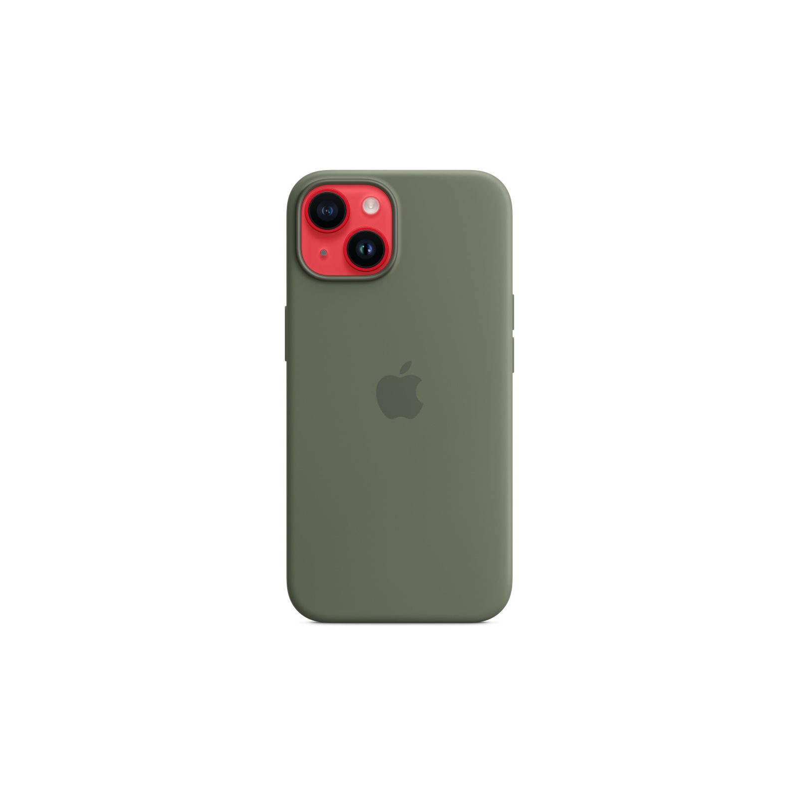 Чохол до мобільного телефона Apple iPhone 14 Silicone Case with MagSafe - Olive,Model A2910 (MQU83ZE/A) зображення 7