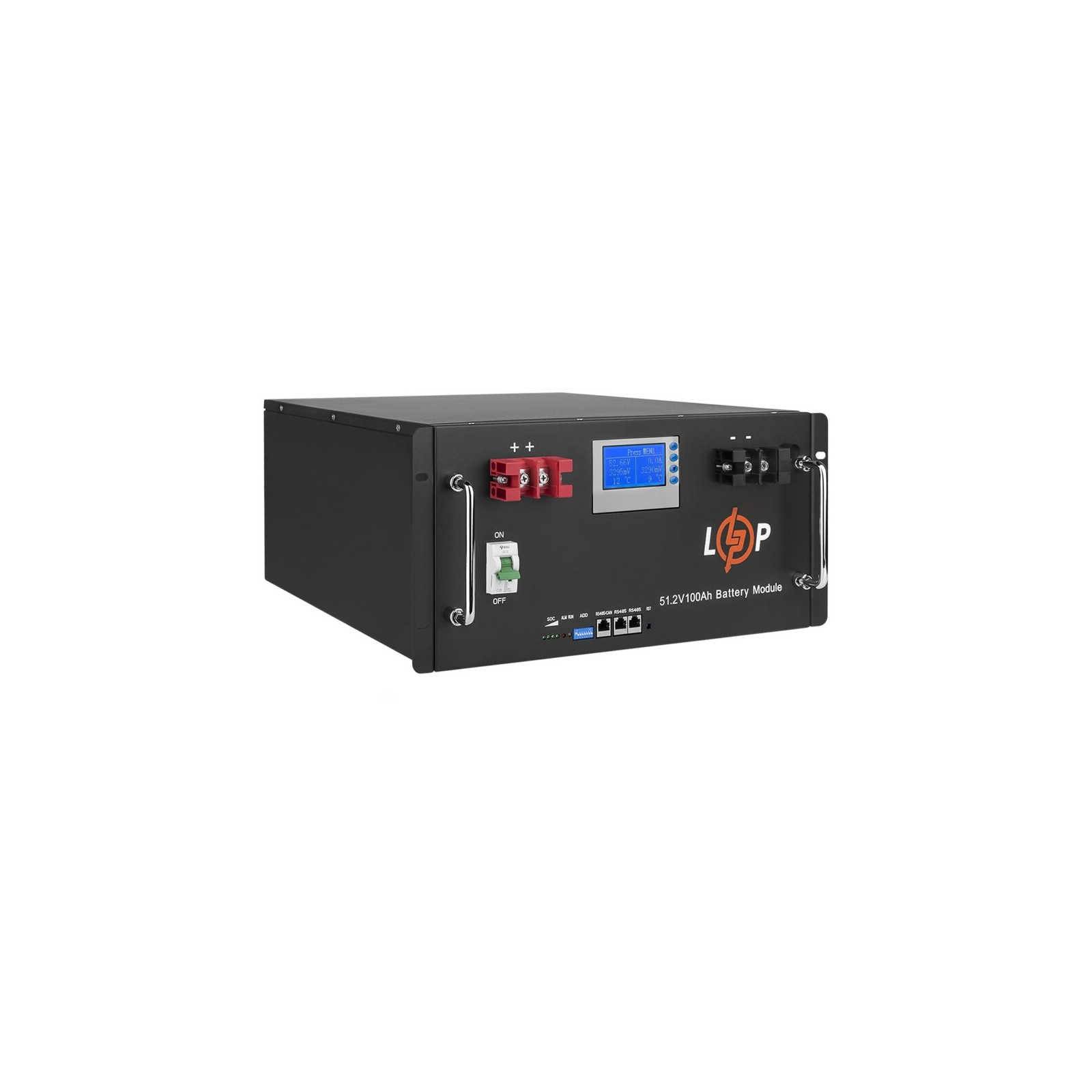 Батарея LiFePo4 LogicPower 48V (51.2V) - 100 Ah (5120Wh) (20330) зображення 2