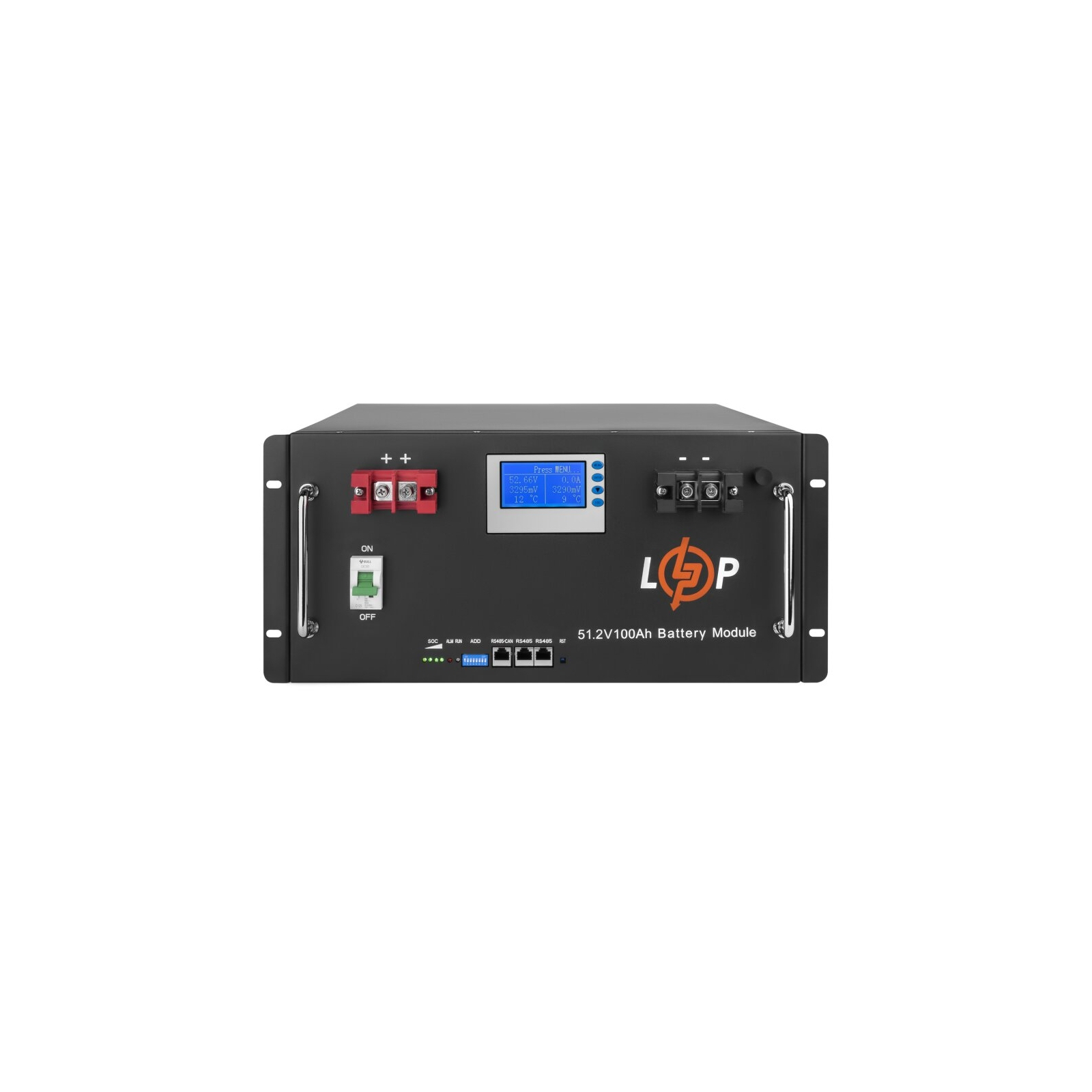 Батарея LiFePo4 LogicPower 48V (51.2V) - 100 Ah (5120Wh) (20330) зображення 3