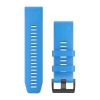 Ремінець до смарт-годинника Garmin fenix 5X Plus 26mm QuickFit Cyan Blue Silicone (010-12741-02)