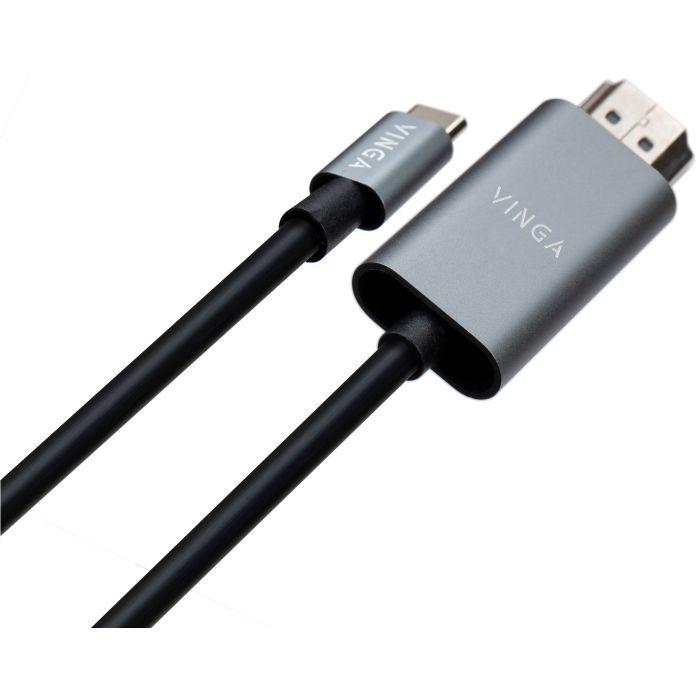 Кабель мультимедийный USB-C to HDMI 1.5m v1.4 4K30Hz Vinga (VCPVCCH1415) изображение 2