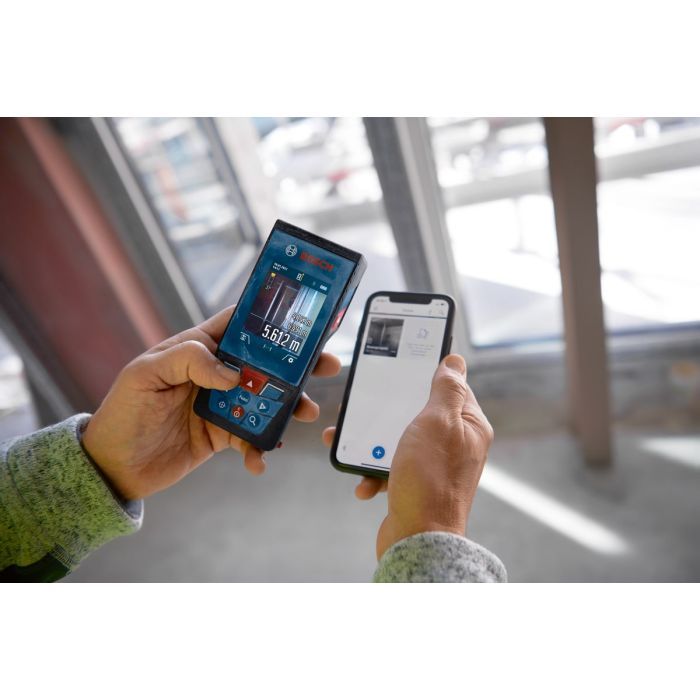 Дальномер Bosch Professional GLM 100-25 C, 1.5 мм, 0.08100м, 0-360, Bluetooth (0.601.072.Y00) изображение 4