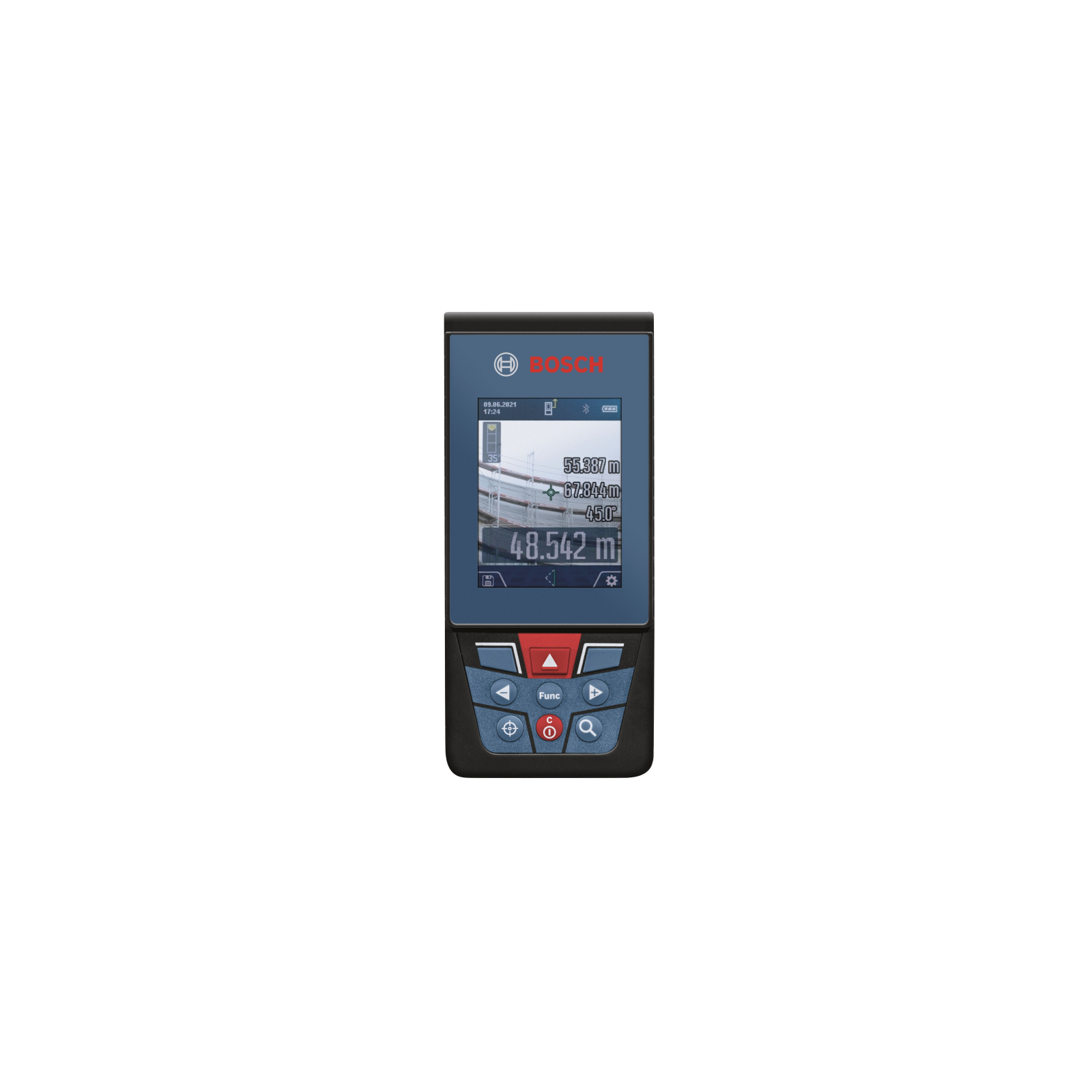 Далекомір Bosch Professional GLM 100-25 C, 1.5 мм, 0.08100м, 0-360, Bluetooth (0.601.072.Y00) зображення 6