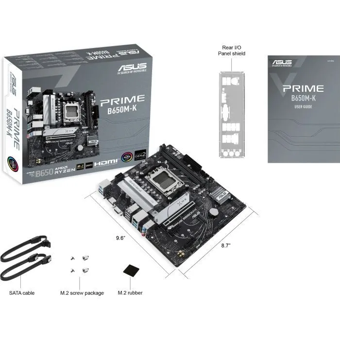 Материнская плата ASUS PRIME B650M-K изображение 7