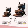 Пазл Ukropchik дерев'яний Супергерой Бетмен size - L в коробці з набором-рамкою (Batman Superhero A3) зображення 2