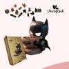 Пазл Ukropchik дерев'яний Супергерой Бетмен size - L в коробці з набором-рамкою (Batman Superhero A3) зображення 5