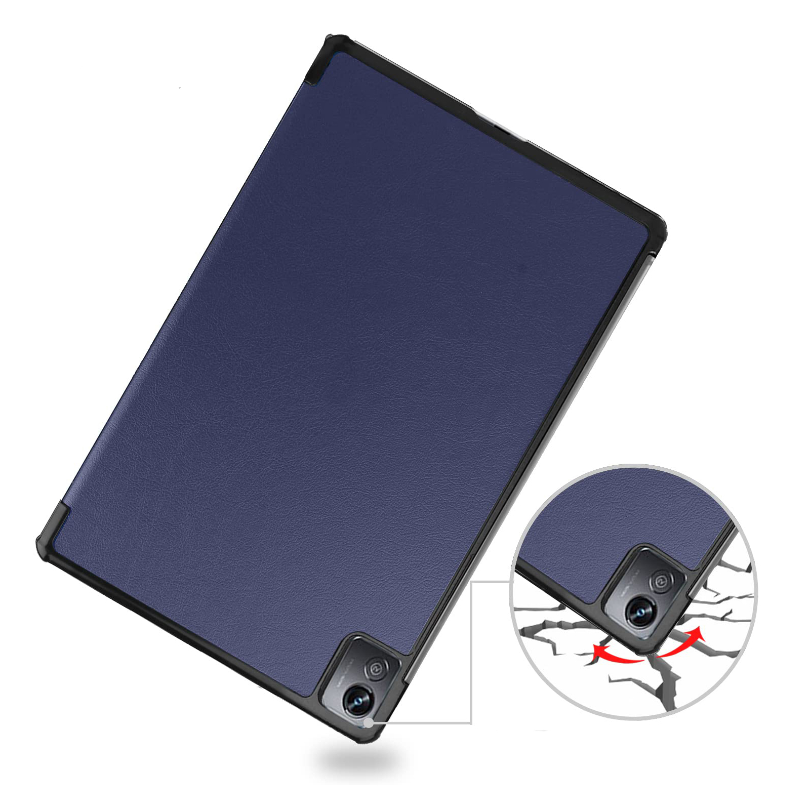 Чехол для планшета BeCover Smart Case Realme Pad X 11" Deep Blue (709605) изображение 4