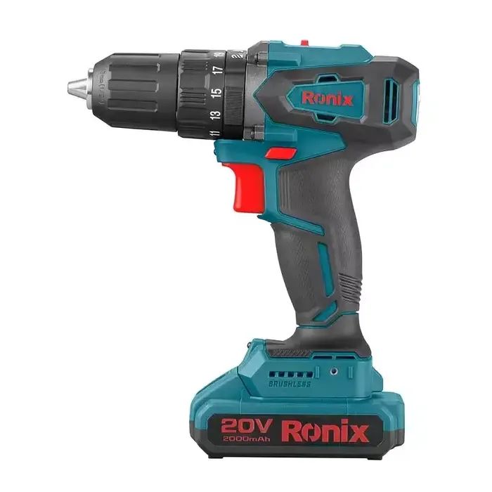 Шуруповерт Ronix ударный аккумуляторный 20В, 2Ah х 2 (8900K)