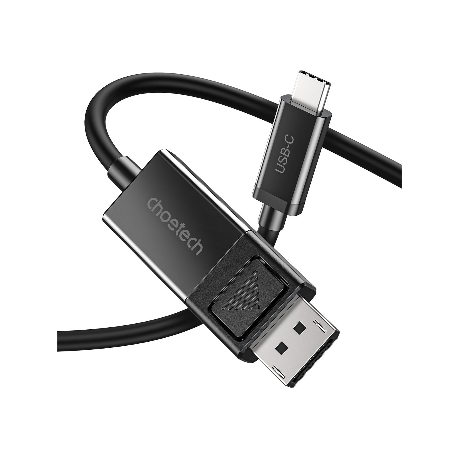 Кабель мультимедійний USB 3.1 Type-C to DisplayPort 1.8m V1.4 Thunderbolt 3 4K60Hz PVC Choetech (XCP-1803) зображення 2