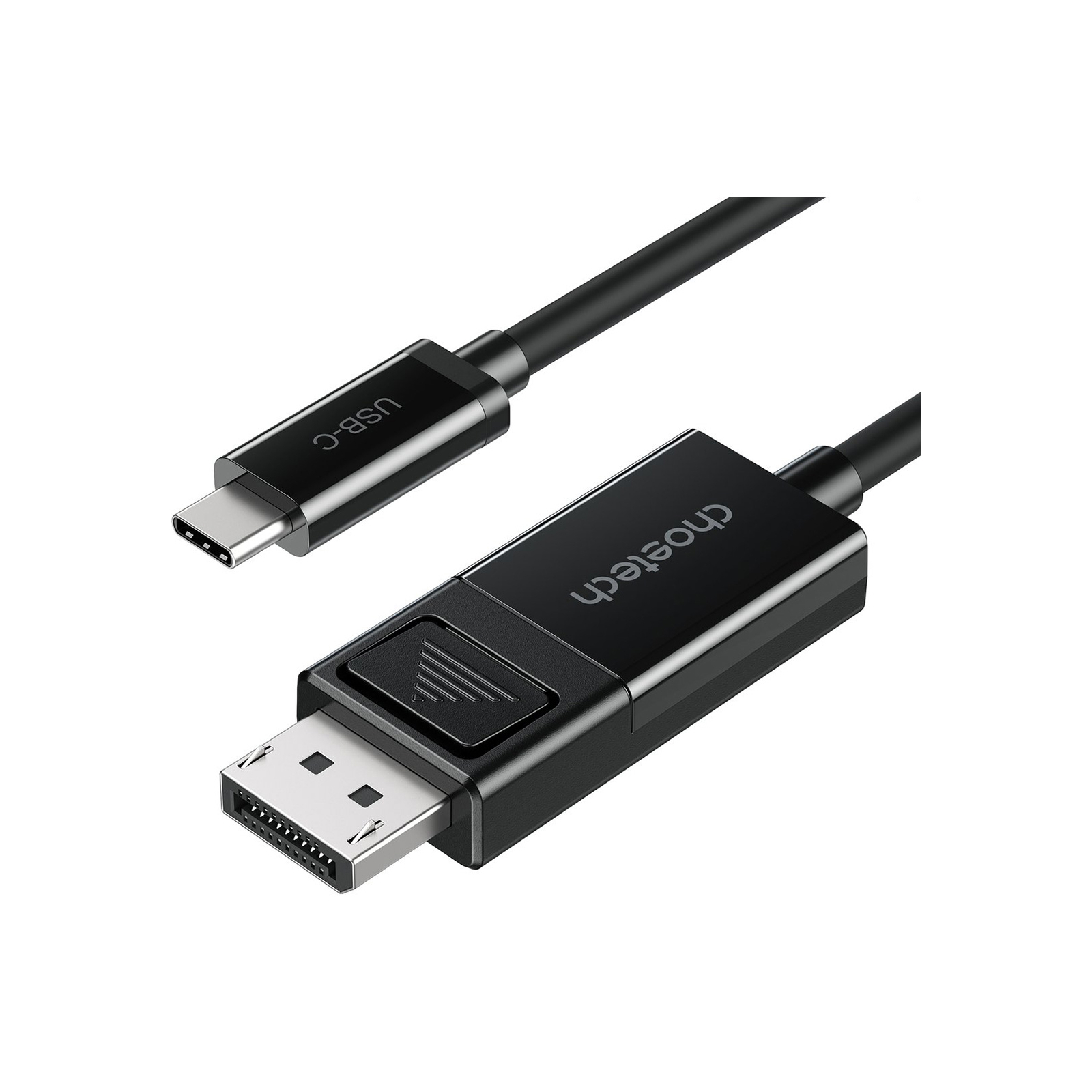 Кабель мультимедийный USB 3.1 Type-C to DisplayPort 1.8m V1.4 Thunderbolt 3 4K60Hz PVC Choetech (XCP-1803)