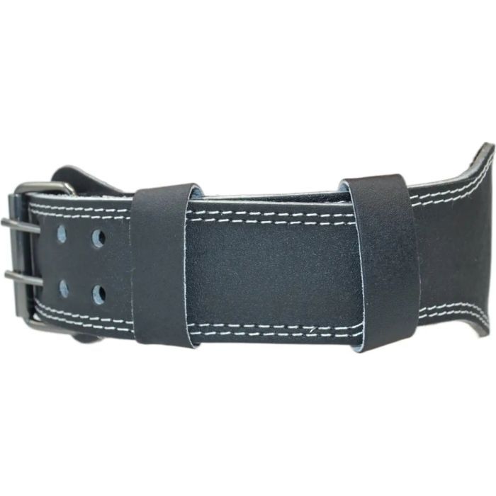 Атлетический пояс MadMax MFB-244 Sandwich шкіряний Black L (MFB-244_L) изображение 5