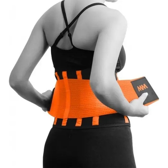 Пояс компрессионный MadMax MFA-277 Slimming and Support Belt black/turquoise M (MFA-277-TRQ_M) изображение 9