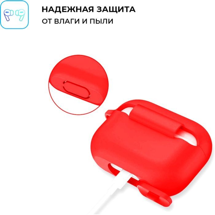 Чохол для навушників Armorstandart Silicone Case для Apple Airpods Pro Transparent (ARM56083) зображення 3