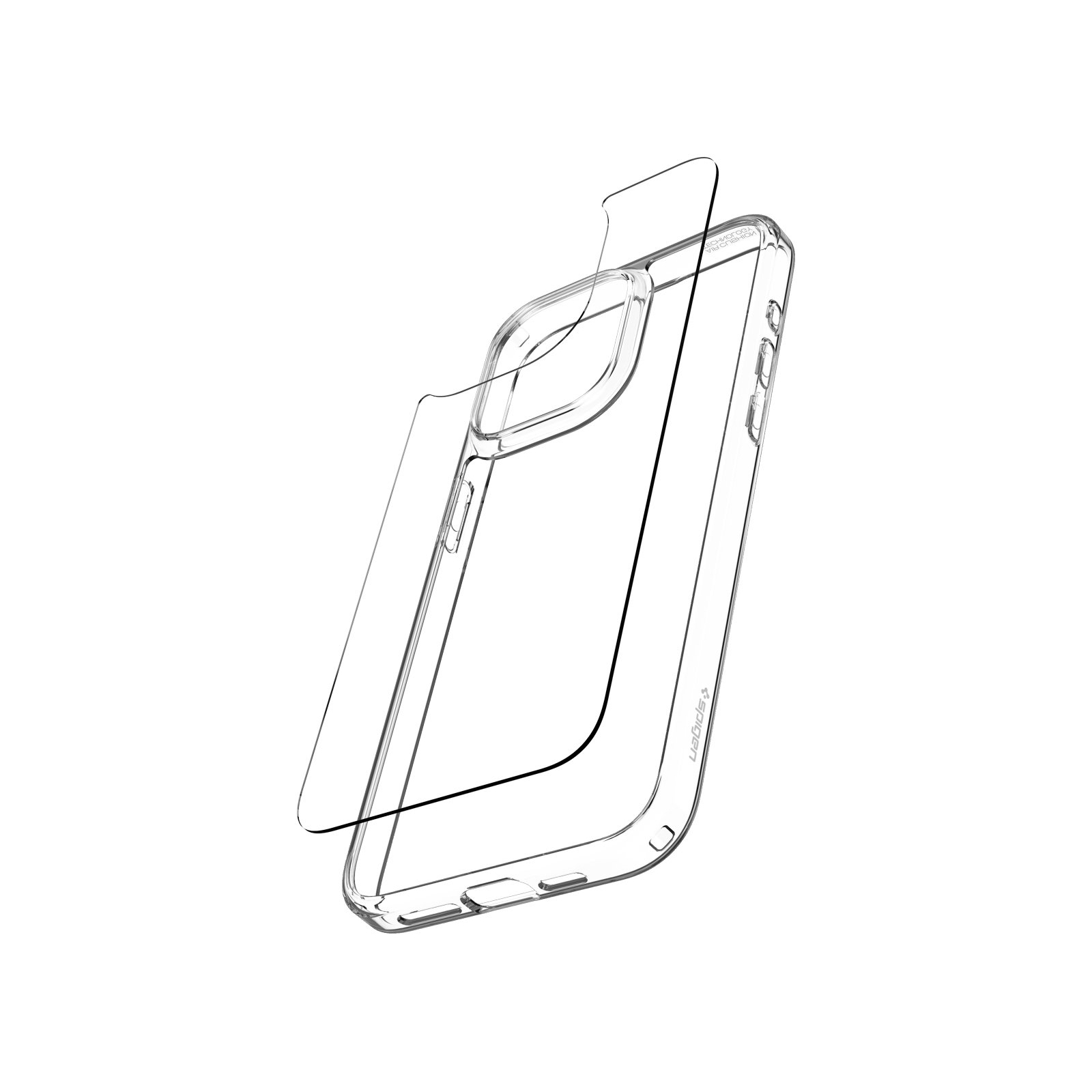 Чохол до мобільного телефона Spigen Apple iPhone 15 Pro Air Skin Hybrid Crystal Clear (ACS06697) зображення 11