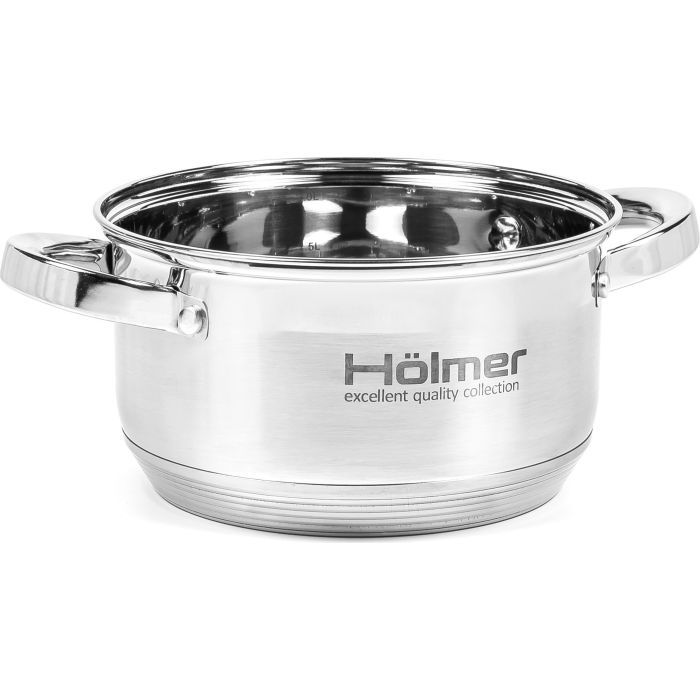 Набор посуды Hölmer з кришками 1,5л/2,7л (CS-1451-SS) изображение 3