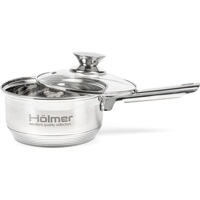 Набор посуды Hölmer з кришками 1,5л/2,7л (CS-1451-SS) изображение 5