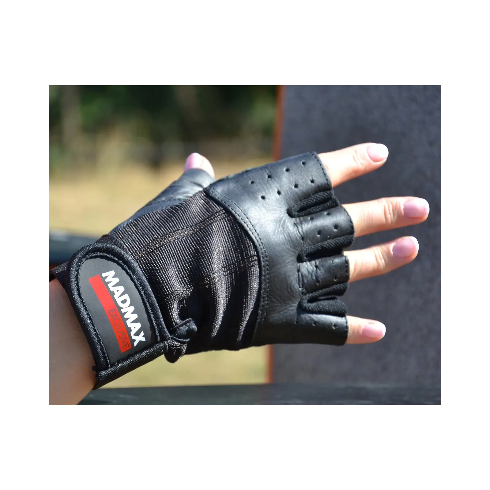 Перчатки для фитнеса MadMax MFG-248 Clasic Exclusive Black XXL (MFG-248-Black_XXL) изображение 2