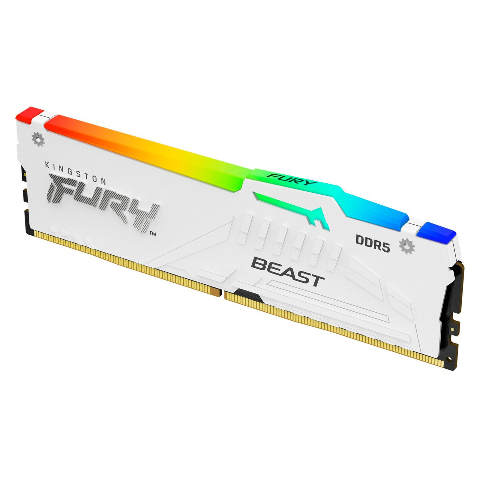 Модуль пам'яті для комп'ютера DDR5 32GB 5600 MHz Beast White RGB Kingston Fury (ex.HyperX) (KF556C36BWEA-32) зображення 3