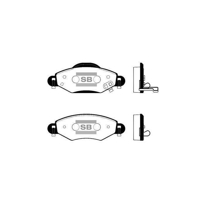 Тормозные колодки HI-Q SP1419