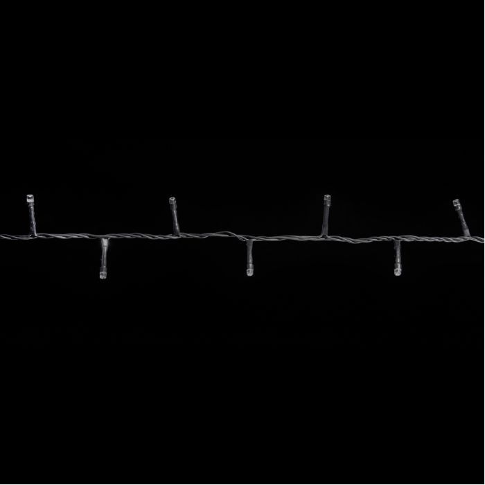 Гирлянда Delux STRING С 100 LED 5m белый/черный IP20 (90009493) изображение 2