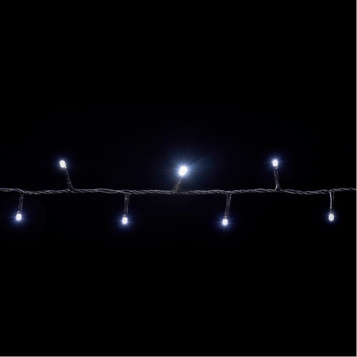 Гирлянда Delux STRING С 100 LED 5m белый/черный IP20 (90009493) изображение 3