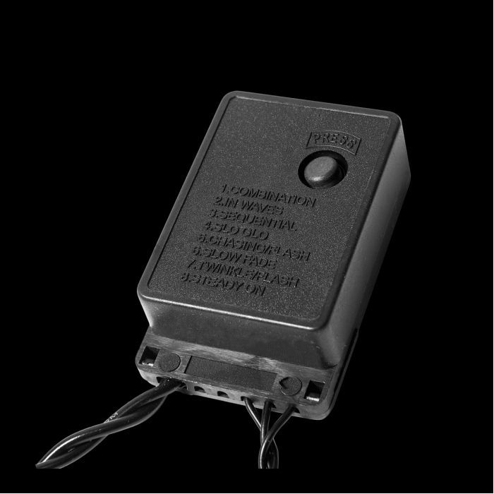 Гирлянда Delux STRING С 100 LED 5m белый/черный IP20 (90009493) изображение 4