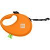 Повідець для собак WAUDOG R-leash з контейнером для пакетів S до 12 кг 3 м помаранчевий (26274) зображення 2
