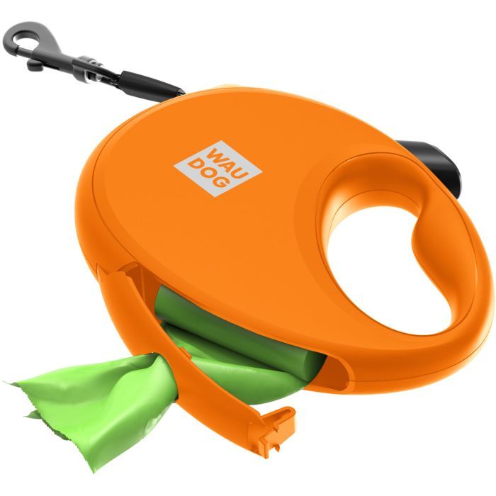 Повідець для собак WAUDOG R-leash з контейнером для пакетів S до 12 кг 3 м фіолетовий (26279) зображення 4