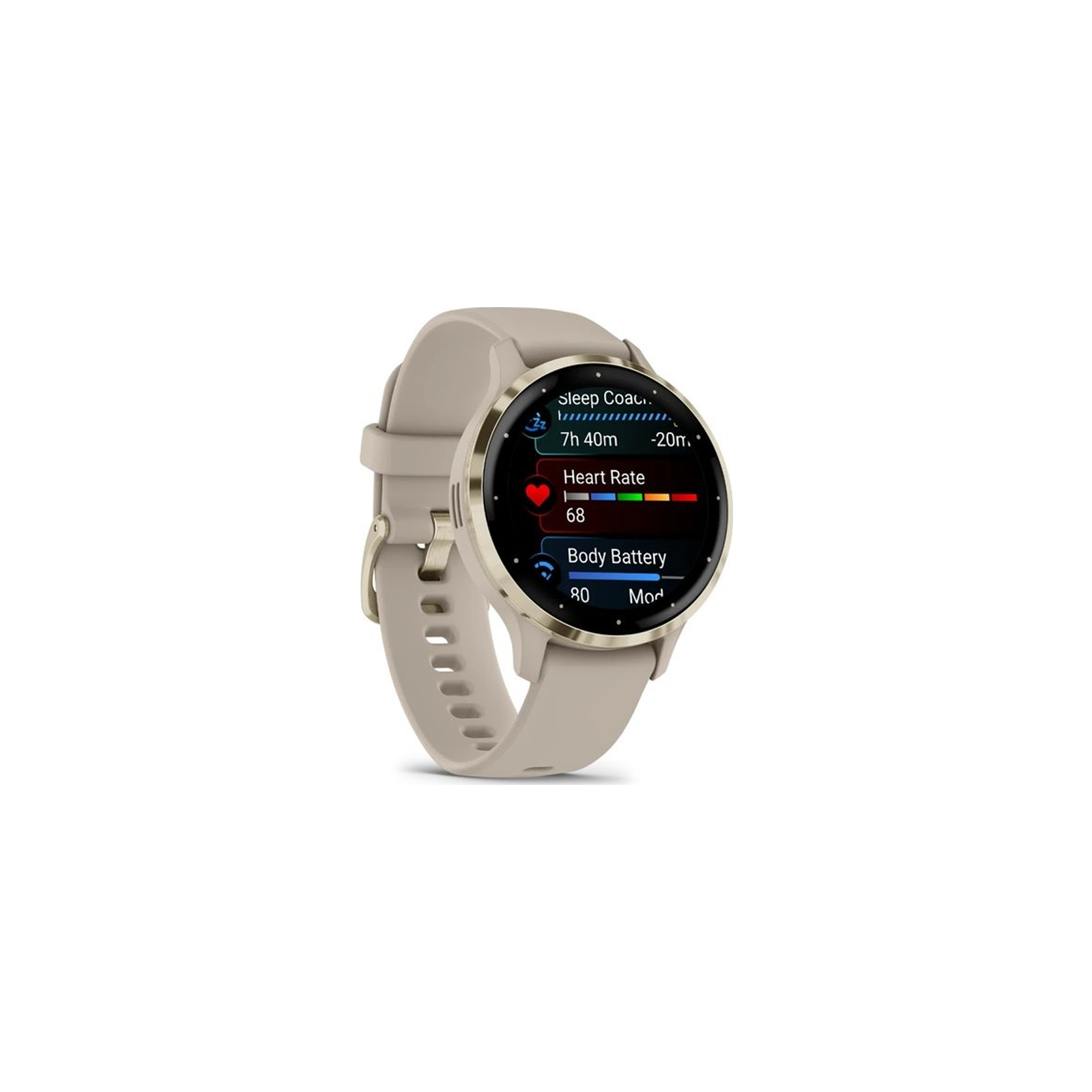 Смарт-часы Garmin Venu 3S, French Gray + Soft Gold, GPS (010-02785-02) изображение 3
