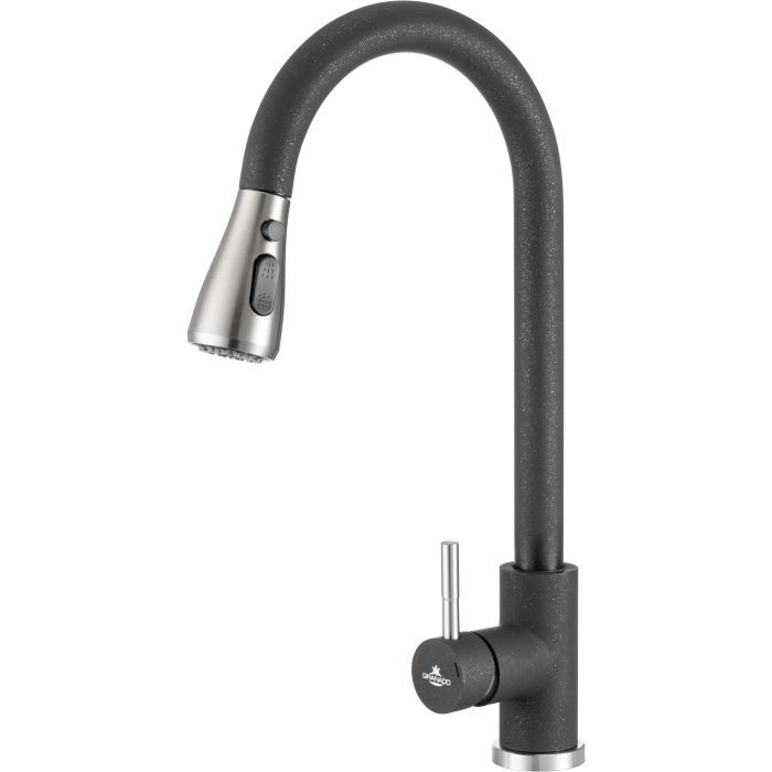 Смеситель GRANADO Campo LUX black shine (gz0501)