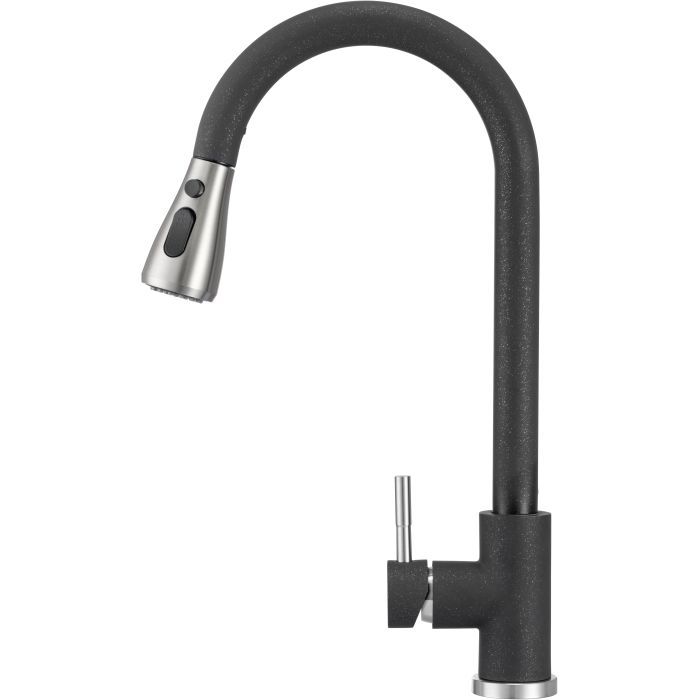 Смеситель GRANADO Campo LUX black shine (gz0501) изображение 2