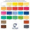 Акварельні фарби Royal Talens Van Gogh 24 кольори кювети+пензлик, метал (8712079048907) зображення 9
