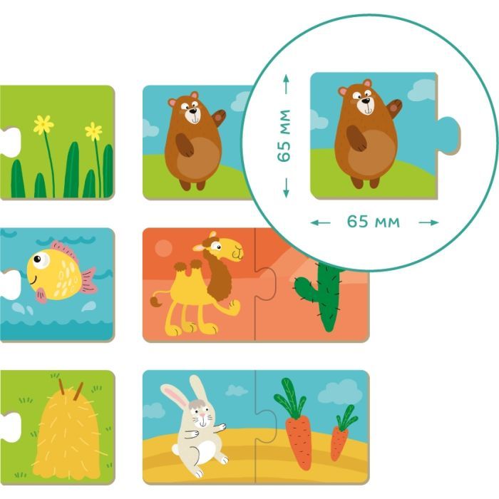 Пазл DoDo Дуо Кто что ест (300118) изображение 5