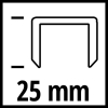 Скоби для будівельного степлера Einhell 5.7х25мм, 3000шт. (4137860) зображення 3