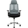 Офісне крісло Richman Токен Хром M-1 (Tilt) Сітка чорна + сітка сіра (ADD0003213) зображення 2