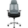Офисное кресло Richman Токен Хром M-1 (Tilt) Сетка черная + сетка серая (ADD0003213) изображение 2
