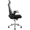 Офисное кресло Richman Токен Хром M-1 (Tilt) Сетка черная + сетка серая (ADD0003213) изображение 3