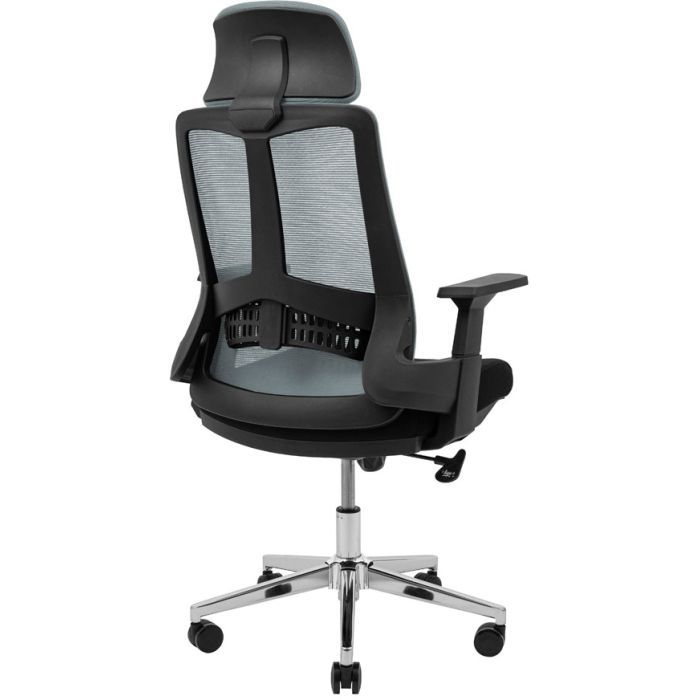Офисное кресло Richman Токен Хром M-1 (Tilt) Сетка черная + сетка серая (ADD0003213) изображение 4