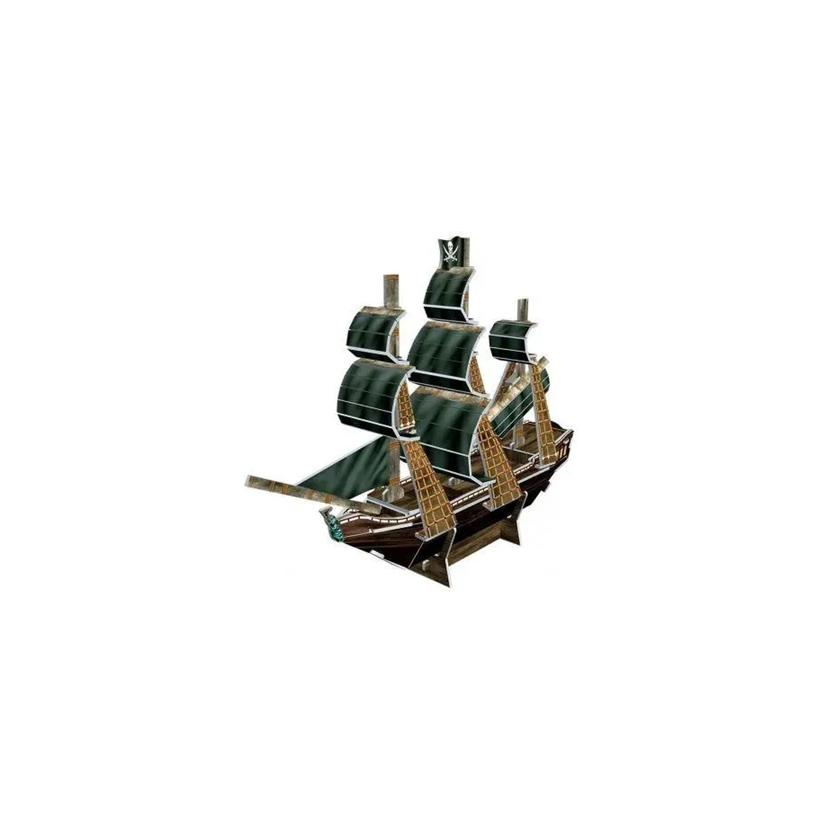 Пазл Cubic Fun 3D Корабль Месть Королевы Анны серия мини (S3031h) изображение 2